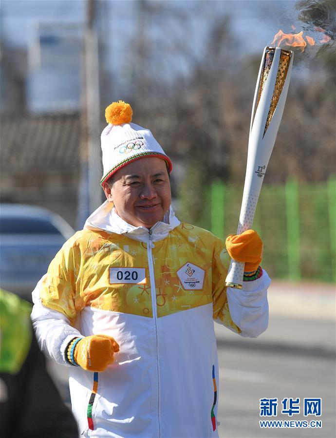 （冬奥会）（1）平昌冬奥会火炬在东海市传递